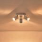 ΣΠΟΤ ΜΕΤΑΛΛΟ 3ΦΩΤΟ 3XGU10 Max 7W Φ180X135mm ΛΕΥΚΟ ARTE ILLUMINA OLYMP Eurolamp 145-25228