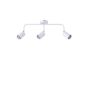 ΣΠΟΤ ΜΕΤΑΛΛΟ 3ΦΩΤΟ 3XGU10 Max 7W 500X230mm ΛΕΥΚΟ ARTE ILLUMINA OLYMP Eurolamp 145-25230