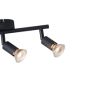 ΣΠΟΤ ΚΙΝΗΤΟ ΜΕΤΑΛΛΟ 3ΦΩΤΟ 3XGU10 Max 7W 300X80X125mm ΜΑΥΡΟ ARTE ILLUMINA VORRAS Eurolamp 145-25237