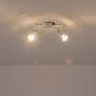 ΣΠΟΤ ΚΙΝΗΤΟ ΜΕΤΑΛΛΟ 2ΦΩΤΟ 2XGU10 Max 7W 220X80X125mm ΛΕΥΚΟ ARTE ILLUMINA VORRAS Eurolamp 145-25240
