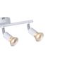 ΣΠΟΤ ΚΙΝΗΤΟ ΜΕΤΑΛΛΟ 3ΦΩΤΟ 2XGU10 Max 7W 300X80X125mm ΛΕΥΚΟ ARTE ILLUMINA VORRAS Eurolamp 145-25241