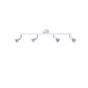 ΣΠΟΤ ΚΙΝΗΤΟ ΜΕΤΑΛΛΟ 4ΦΩΤΟ 3XGU10 Max 7W 600X80X125mm ΛΕΥΚΟ ARTE ILLUMINA VORRAS Eurolamp 145-25242