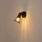 ΣΠΟΤ ΜΑΥΡΟ ΜΕ ΞΥΛΟ ΚΑΙ ΔΙΧΤΥ 1XE14 Max 7W D80XH125mm ARTE ILLUMINA MESHY Eurolamp 145-25255