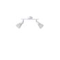 ΣΠΟΤ ΜΕ ΔΙΧΤΥ ΜΕΤΑΛΛΟ 2ΦΩΤΟ 2XE14 Max 8W 255X80X145mm ΛΕΥΚΟ ARTE ILLUMINA MESHY Eurolamp 145-25259