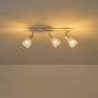 ΣΠΟΤ ΜΕ ΔΙΧΤΥ ΜΕΤΑΛΛΟ 3ΦΩΤΟ 3XE14 Max 8W 390X80X145mm ΛΕΥΚΟ ARTE ILLUMINA MESHY Eurolamp 145-25260