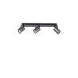ΣΠΟΤ ΑΛΟΥΜΙΝΙΟ 3ΦΩΤΟ 3XGU10 Max 7W 450X120mm ΓΚΡΙ ARTE ILLUMINA LUXY Eurolamp 145-25267