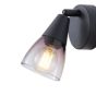 ΣΠΟΤ ΜΕΤΑΛΛΟ ΓΥΑΛΙ 1XE14 Max 8W 80X165mm ΦΙΜΕ ARTE ILLUMINA CLASSY Eurolamp 145-25270