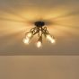 ΣΠΟΤ ΜΕΤΑΛΛΟ ΓΥΑΛΙ 5ΦΩΤΟ 5XE14 Max 8W 380X185mm ΦΙΜΕ ARTE ILLUMINA CLASSY Eurolamp 145-25273