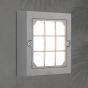 ΦΩΤΙΣΤΙΚΟ ΤΟΙΧΟΥ LED 6W 135X135X32 3CCT IP65 ΓΚΡΙ ARTE ILLUMINA SENARIO Eurolamp 145-52122