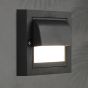 ΦΩΤΙΣΤΙΚΟ ΤΟΙΧΟΥ LED 6W 135X135X55 3CCT IP65 ΜΑΥΡΟ ARTE ILLUMINA SENARIO Eurolamp 145-52125