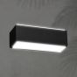 ΑΠΛΙΚΑ ΤΟΙΧΟΥ ΑΛΟΥΜΙΝΙΟΥ LED UPDOWN 10W ΜΑΥΡΗ ARTE ILLUMINA NIKITA Eurolamp 145-82091