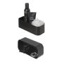 Tiger 2-Store Επιτοίχιο Ράφι 25 cm Black 1500010746 1500010746
