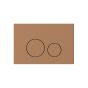 S line - Πλακέτα για εντοιχ. καζανάκι Brushed rose gold 15322
