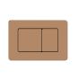 D line - Πλακέτα για εντοιχ. καζανάκι Brushed rose gold 15328