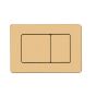 D line - Πλακέτα για εντοιχ. καζανάκι Brushed gold 15329