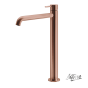 Μπαταρία Νιπτήρα Υψηλή με Βαλβίδα Clic-Clac Elle316 La Torre  PVD Rose-Gold 35016-811