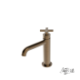 Μπαταρία Νιπτήρα με Βαλβίδα Clic-Clac Εlle Cross La Torre Antique Brass 38004-221