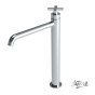 Μπαταρία Νιπτήρα Υψηλή με Βαλβίδα Clic-Clac Εlle Cross La Torre Chrome 38016-100