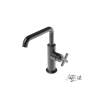 Μπαταρία Νιπτήρα με Βαλβίδα Clic-Clac Εlle Cross La Torre Black Brushed 38020-410