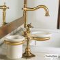 Μπαταρία Νιπτήρα με Αυτόματη Βαλβίδα Princeton Bugnatese Bronze 834-220