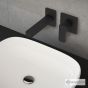 Μπαταρία Νιπτήρα Τοίχου Quadra Eurorama Black Μatt 144904-400