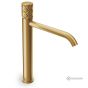 Μπαταρία Νιπτήρα Υψηλή με Βαλβίδα Clic-Clac Eletta Chester Eurorama Brushed Gold 168309P-201