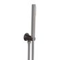 Παροχή Νερού με Στήριγμα Τηλεφώνου AISI316 Inox PVD Black Brushed N10131-411