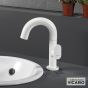 Μπαταρία Νιπτήρα με Βαλβίδα Clic-Clac Slim Vicario White Matt 500010-300