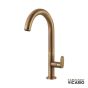 Μπαταρία Νιπτήρα Υψηλή με Βαλβίδα Clic-Clac Slim Vicario Antique Brass 500041-221