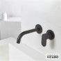 Μπαταρία Νιπτήρα Εντοιχισμού Μαύρο Ματ Armando Vicario Slim Black Matt 500045-400