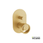 Μίκτης Εντοιχισμού 2 Εξόδων Halo Vicario Brushed Gold 515050D-201