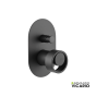 Μίκτης Εντοιχισμού 2 Εξόδων Halo Vicario Black Matt 515050D-400