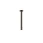 Βραχίονας Οροφής Στρογγυλός 20εκ., Vicario Lumiere  Black Brushed 800846-410