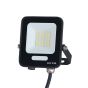 ΠΡΟΒΟΛΕΑΣ LED 20W SMD ΜΑΥΡΟΣ IP66 4000K PLUS 60cm ΚΑΛΩΔΙΟ Eurolamp 147-69803