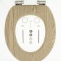Tiger Scaffold Wood Look Καπάκι Λεκάνης MDF Oak 252022546  252022546
