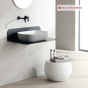 ΕΠΙΠΛΟ ΜΠΑΝΙΟΥ PLANA/80cm BLACK MATT 2552-NROP