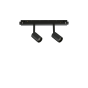 EGO TRACK DOUBLE 05W 3000K ON-OFF BK Ideal Lux 257624
