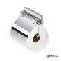 Χαρτοθήκη Χρωμέ με κάλυμμα Geesa Standard-Hotelia 5144 