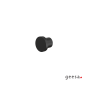 Άγκιστρο Μονό Ø2,5x2 cm Geesa Opal Black Matt 7213-400