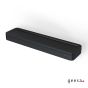 Εταζέρα με  Σχισμή Αποστράγγισης 26*6,5*2,5 εκ. Geesa Frame Black Matt 8805-400