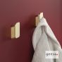Άγκιστρο μπάνιου μονό medium Shift Geesa Brushed Gold 9967-201