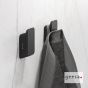 Άγκιστρο μπάνιου μονό medium Shift Geesa Black Matt 9967-400