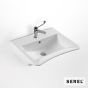 Νιπτήρας Πορσελάνης ΑΜΕΑ 67,5 x 55,5 SEREL White 3044-300