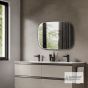 Καθρέπτης Μπάνιου FIZ 60x80 Luminor Black Brushed FIZ6080-410
