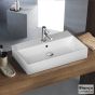 Νιπτήρας Πορσελάνης Tetra n 70x42 (1 οπή) Bianco Ceramica White 32070-300