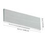 Φωτιστικό Τοίχου Αλουμίνιο Νίκελ Σατινέ L25,5xH8cm LED 3000K 640lm Eglo Climene 39268