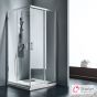Καμπίνα ντουζιέρας Γωνιακής Εισόδου Corner Entry 80x80 (77-79 εκ.), Starlet  Clear Chrome CS80T-100