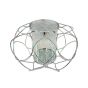ΚΗΡΟΠΗΓΙΟ ΜΕΤΑΛΛΙΚΟ - ΓΥΑΛΙΝΟ ΑΣΗΜΙ 25x17cm Eurolamp 819-02082