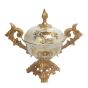 ΦΟΝΤΑΝΙΕΡΑ ΠΟΛΥΡΕΖΙΝ ΛΕΥΚΟ - ΧΡΥΣΟ 38x22x36cm Eurolamp 819-02096