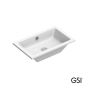Νιπτήρας Πορσελάνης Kube 60x37 GSI White 8953-300